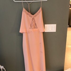 Dreamy sz 8 Madewell pink slip dress